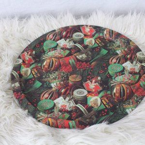 Vintage cookie tray for Santas cookies